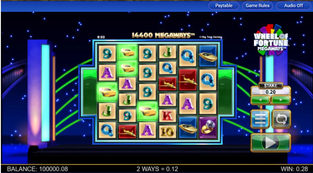 Wheel of Fortune Megaways Slot